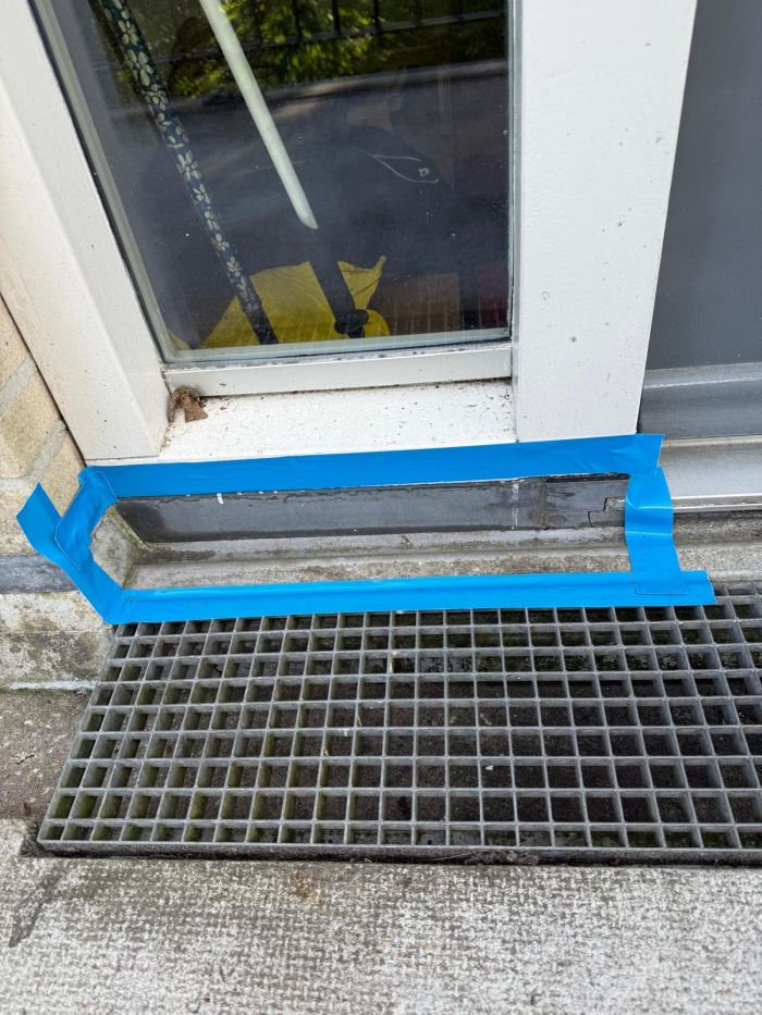 Aangebracht Triflex R230 systeem op dilatatievoegen in Bennebroek