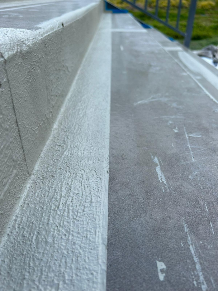 Antislip behandeling van betontrappen