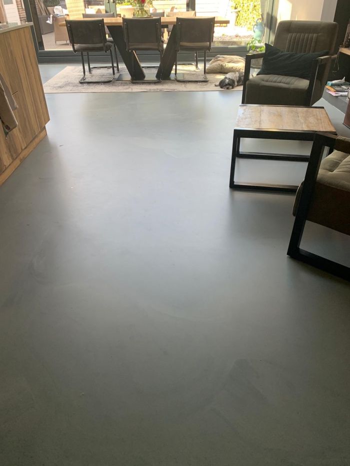 Moderne gietvloer keuken
