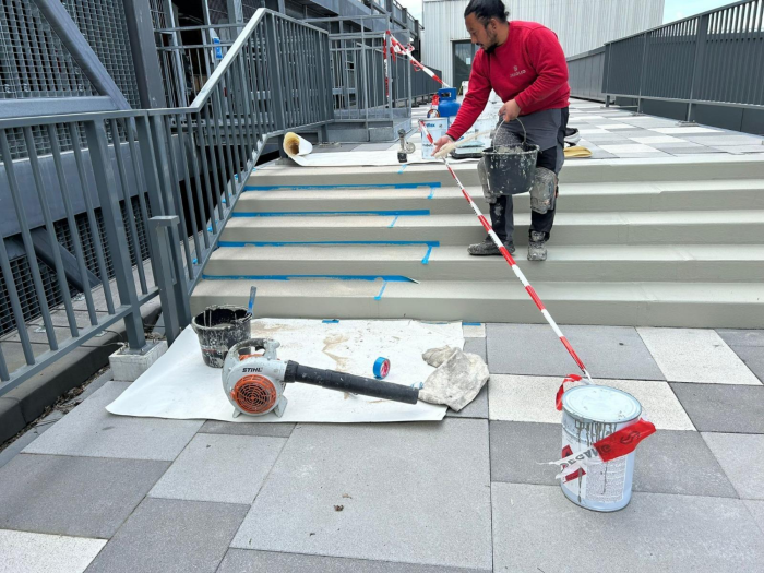 Triflex TSS op betontrappen