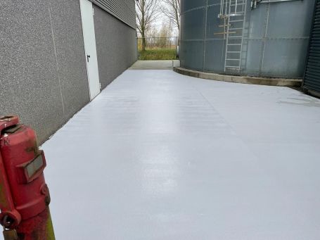 Triflex vloer afdichting ter bescherming van gebouwen en constructies