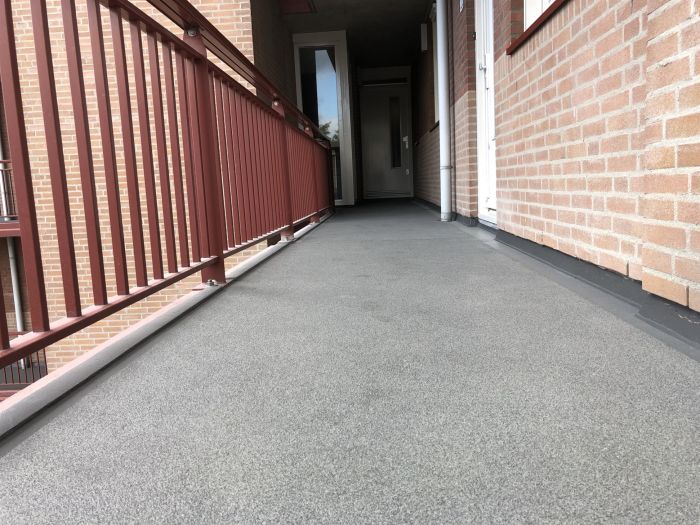 Antislipcoating voor galerijen