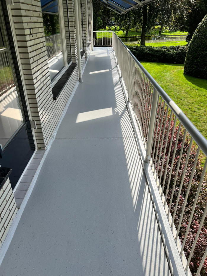 Triflex BTS-P systeem voor balkonvloeren