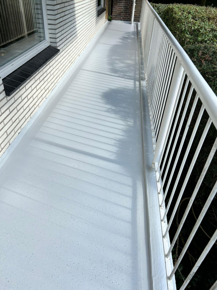 Gerenoveerde balkonvloeren in Bussum